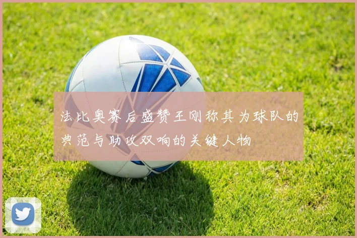 法比奥赛后盛赞王刚称其为球队的典范与助攻双响的关键人物
